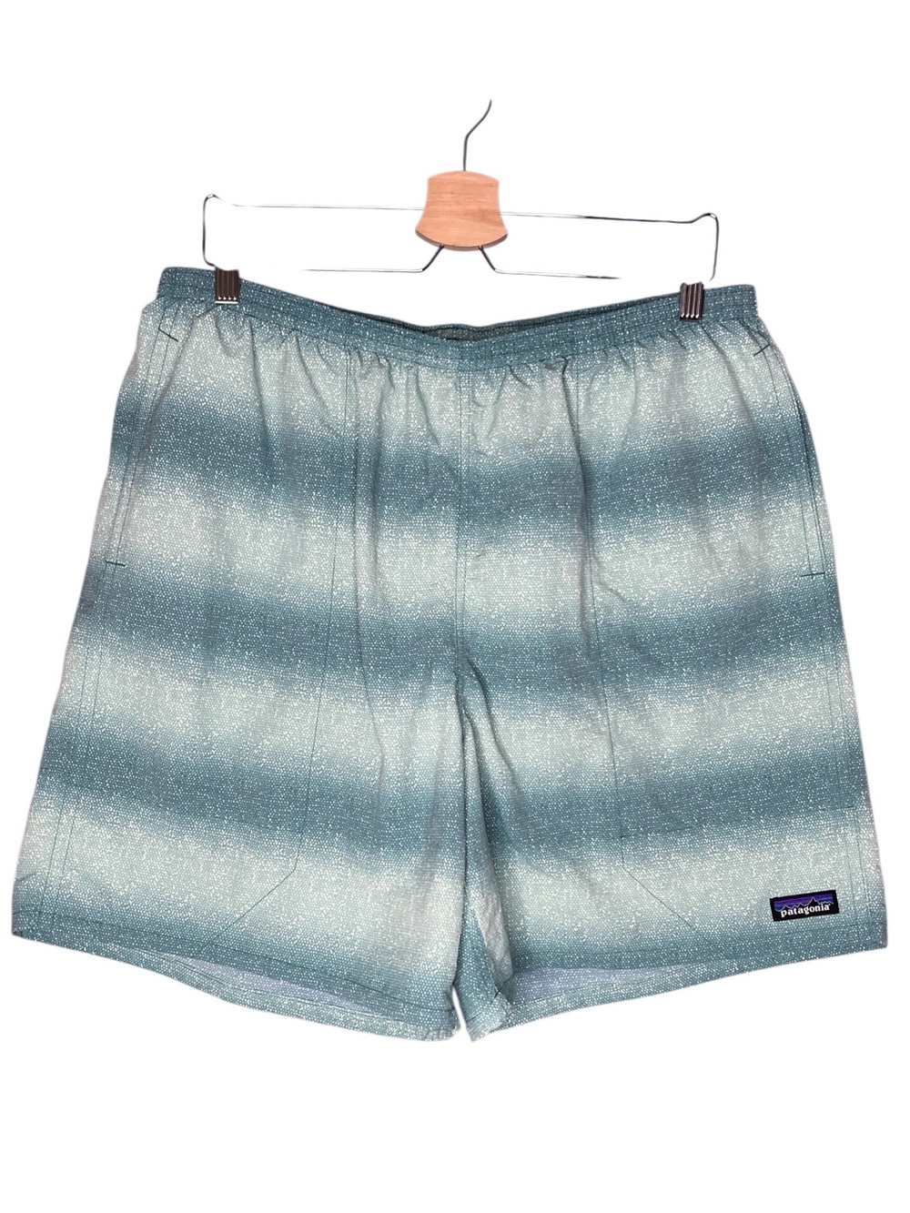 Patagonia Baggies Nylon Shorts Swim Trunks 7” Inseam Blue Grey Lined Men’s XL